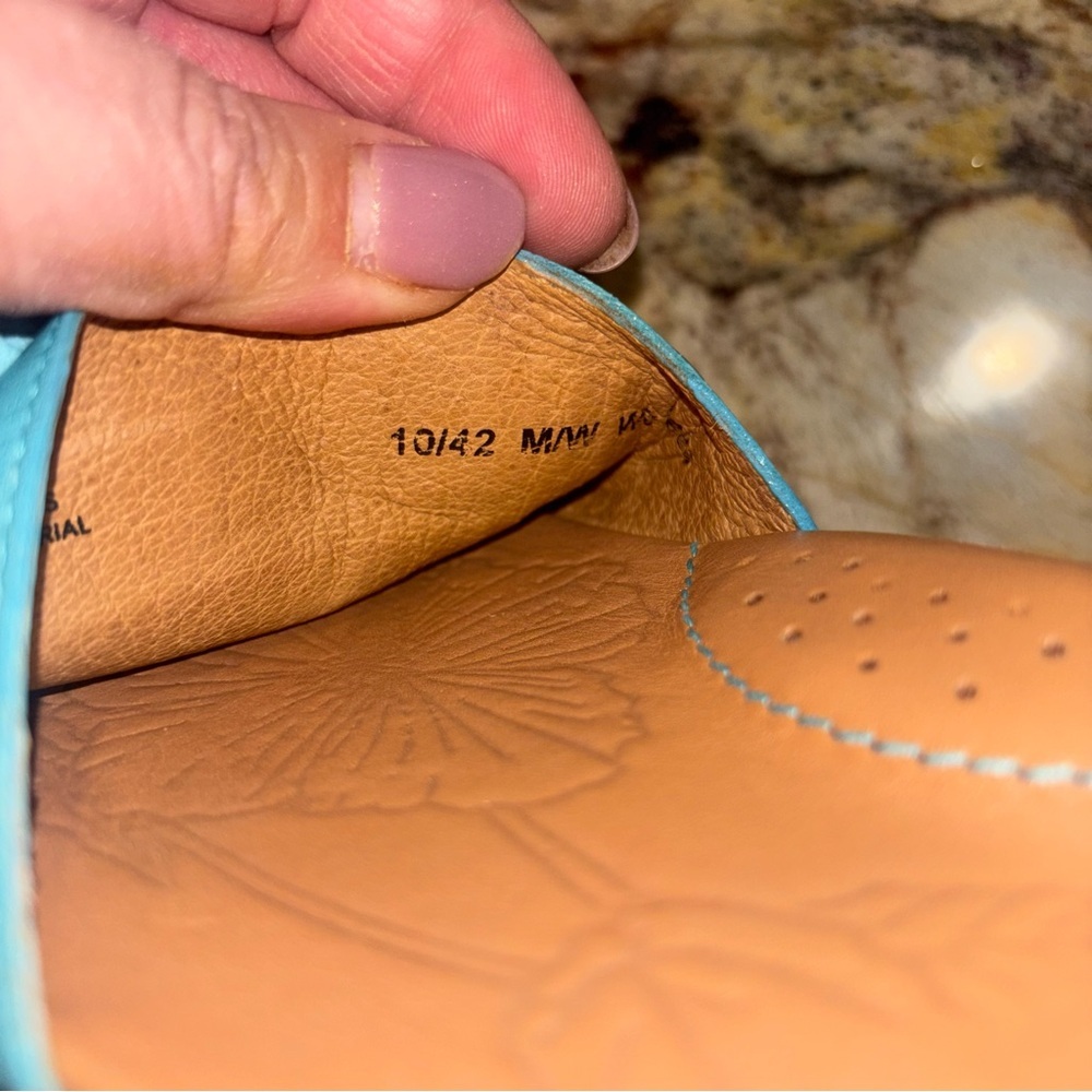 b.o.c. Teal Floral Slide Sandals - Picture 9 of 9